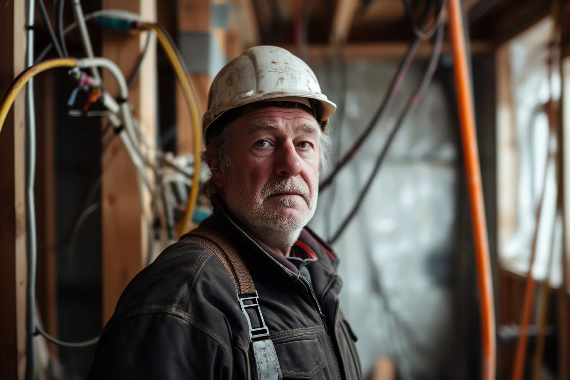 Portrait d'un ouvrier du bâtiment © APREALMEDIA