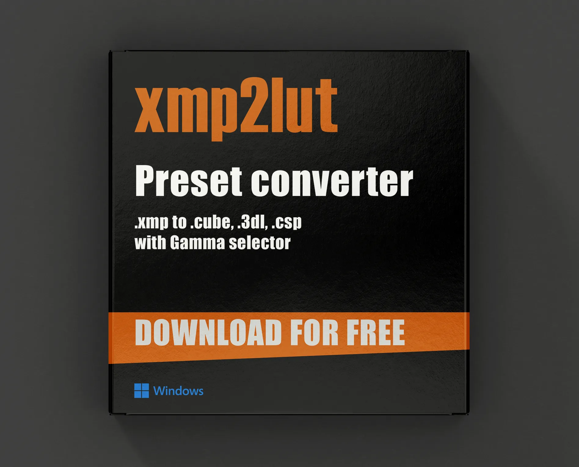 appli - xmp2lut - free download © aprealmedia