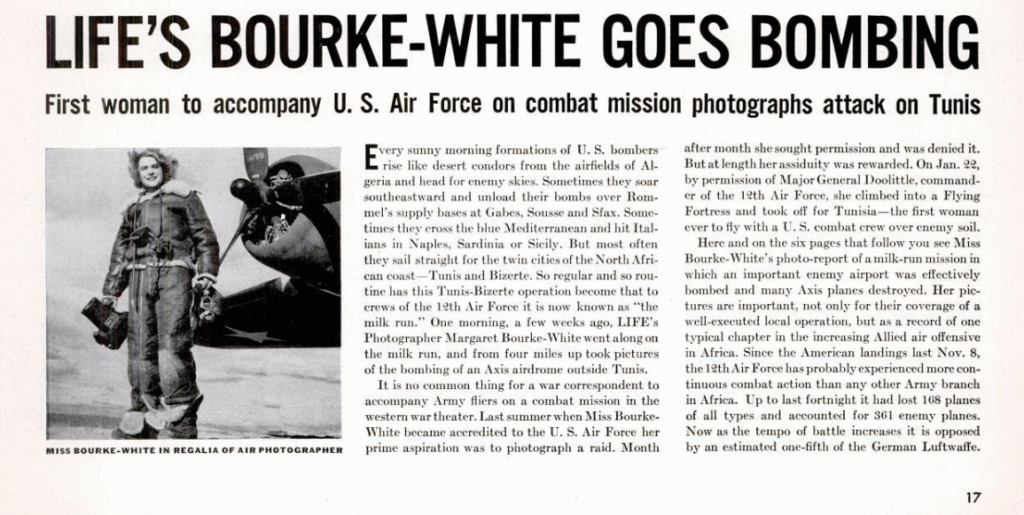 Extrait – Margaret Bourke-White – LIFE – 1er mars 1943