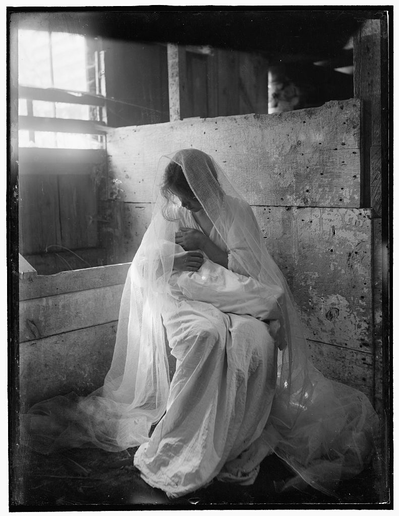 The Manger par Gertrude Käsebier, 1901. LOC