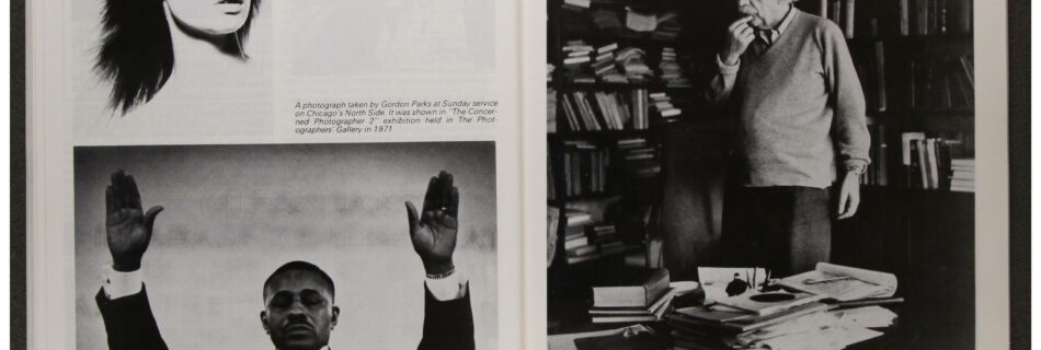 Extrait de la revue de la Royal Photographic Society – Volume 123, page 125, 1983. Photos de David Bailey, Gordon Parks et Ernst Haas.