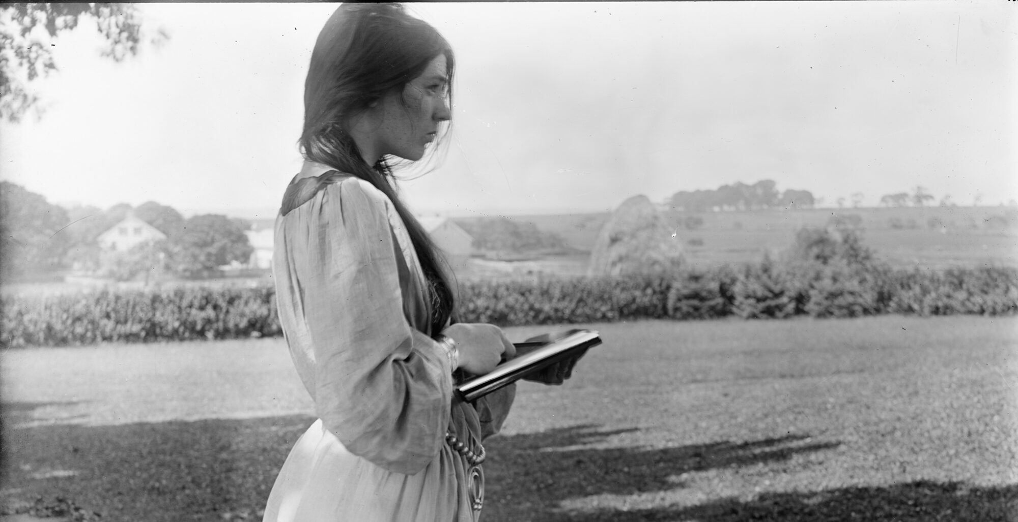 Gertrude Käsebier, The sketch, Beatrice Baxter, 1902 – recadrée – LOC