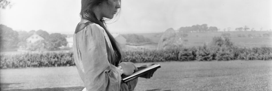 Gertrude Käsebier, The sketch, Beatrice Baxter, 1902 – recadrée – LOC
